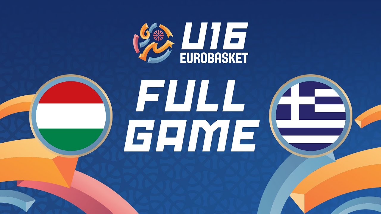 Group Phase | Hungary v Greece | Full Basketball Game | FIBA U16 Women's EuroBasket 2024
