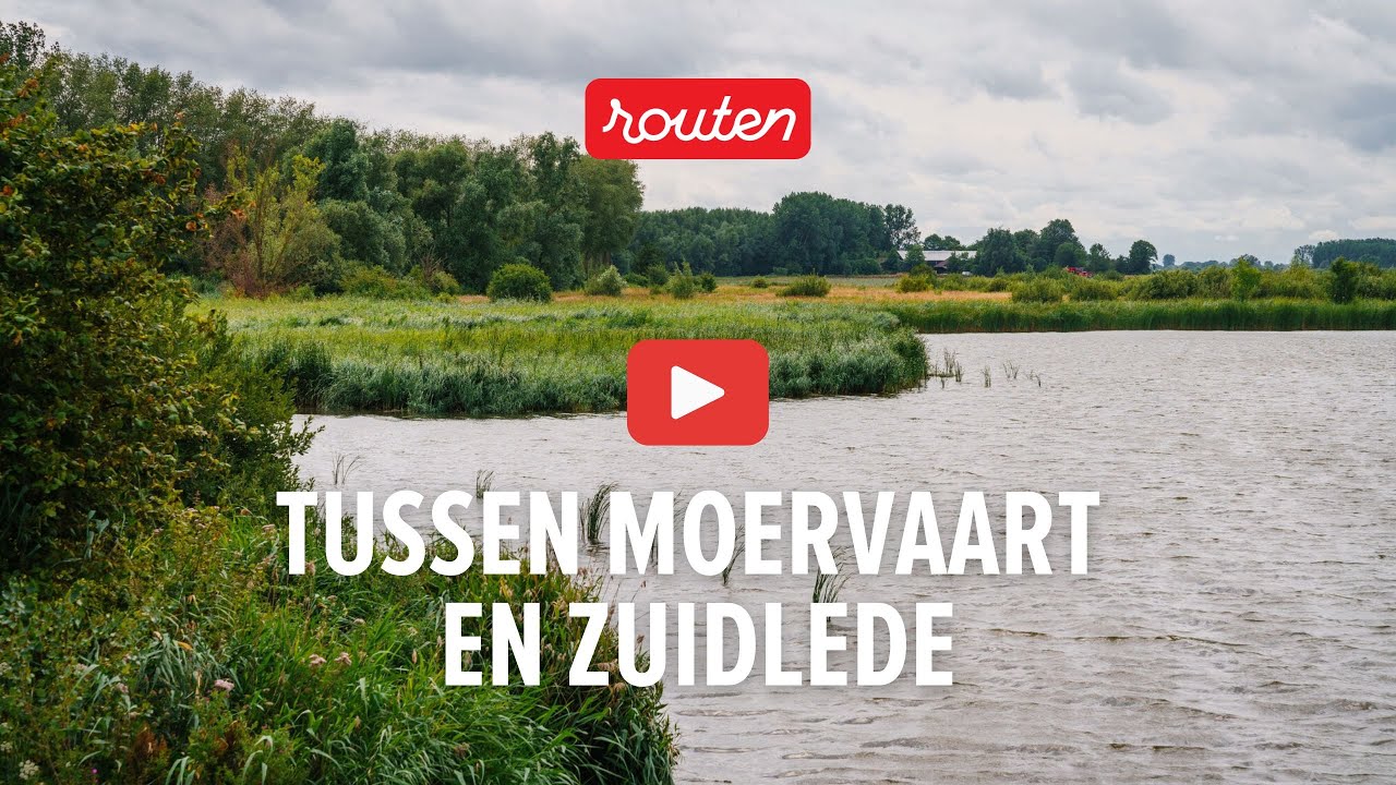 Tussen Moervaart en Zuidlede fietsroute