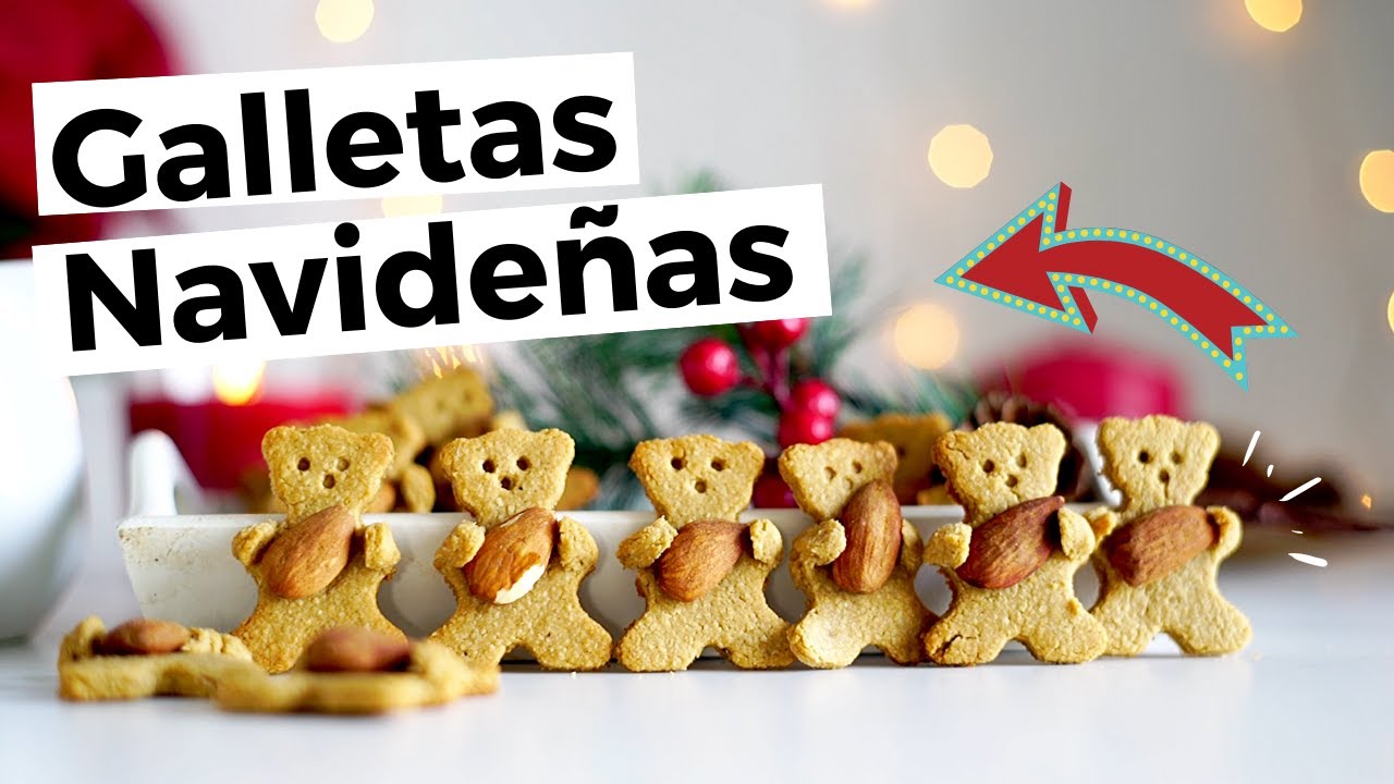 🍪Top 3 de Galletas Navideñas | Fáciles, rápidas y SALUDABLES | Auxy