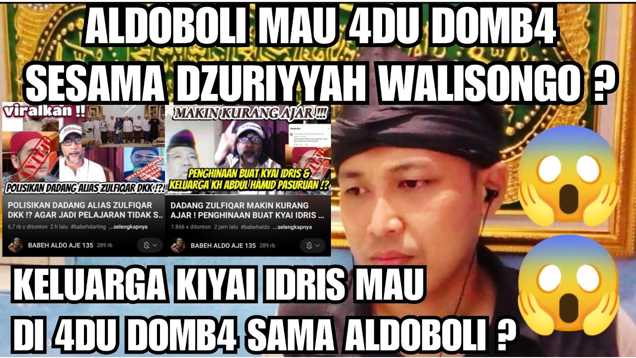 ALDOBOLI MAU NG4DU DOMB4 DZURIYYAH WALISONGO ?