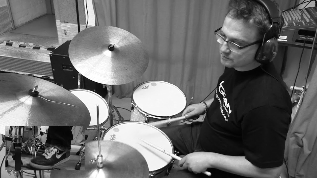 Jazz Exercises For Drummers Foot Pattern 4 Page 20 by Markus Faller