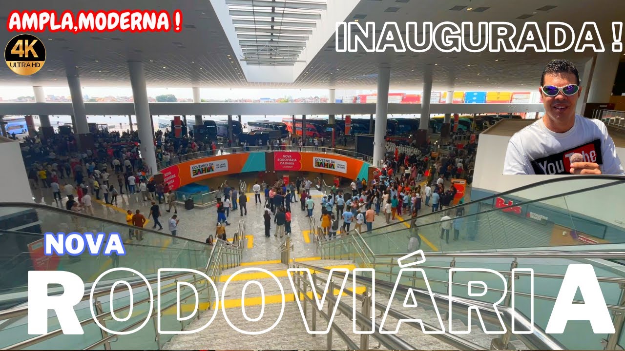 A NOVA RODOVIÁRIA DE SALVADOR! É INAUGURADA! AMPLA E MODERNA!IMAGENS 19/01/2026#rodoviária #obra