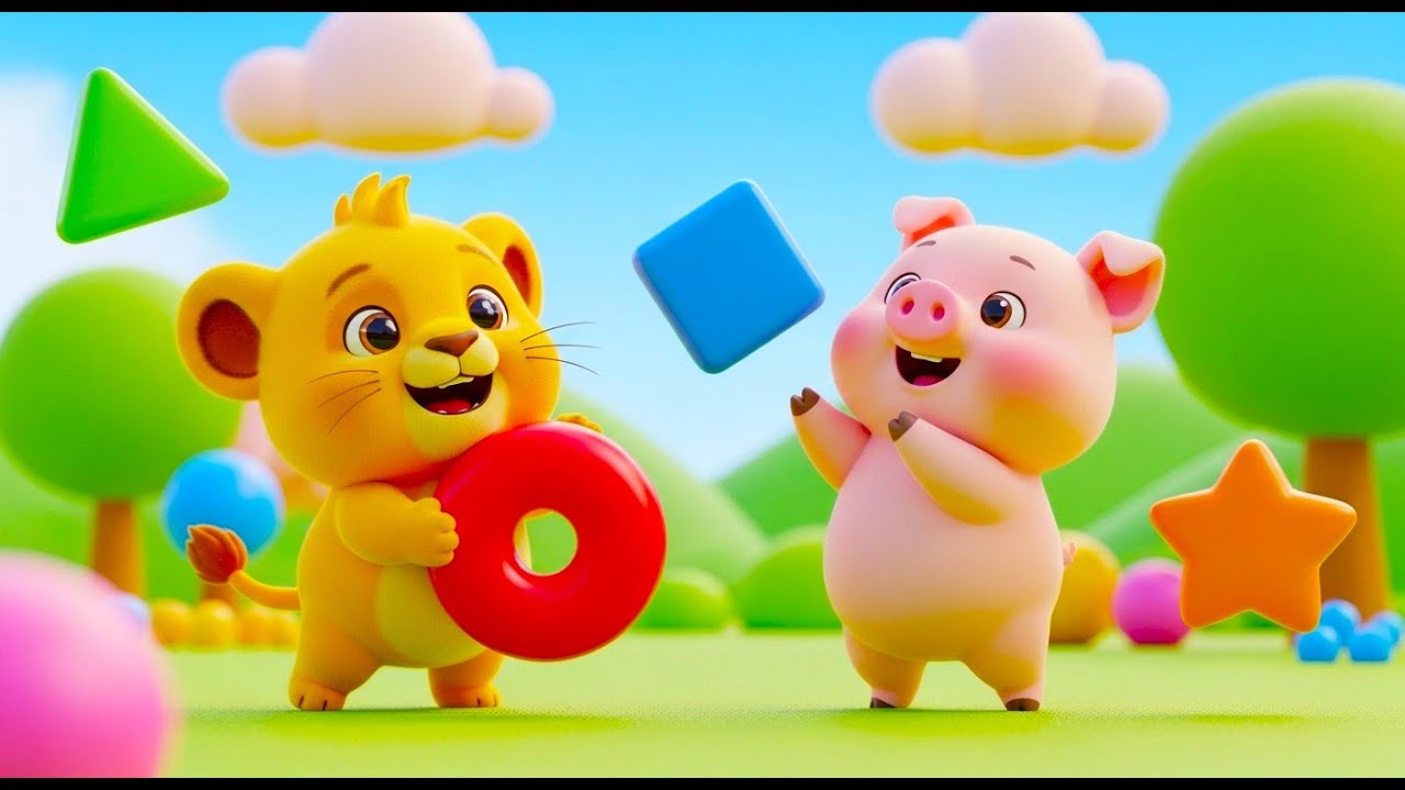 Shapes Song for Kids Learn Shapes with Fun | Fun Shape Learning Nursery Rhyme for Toddlers
