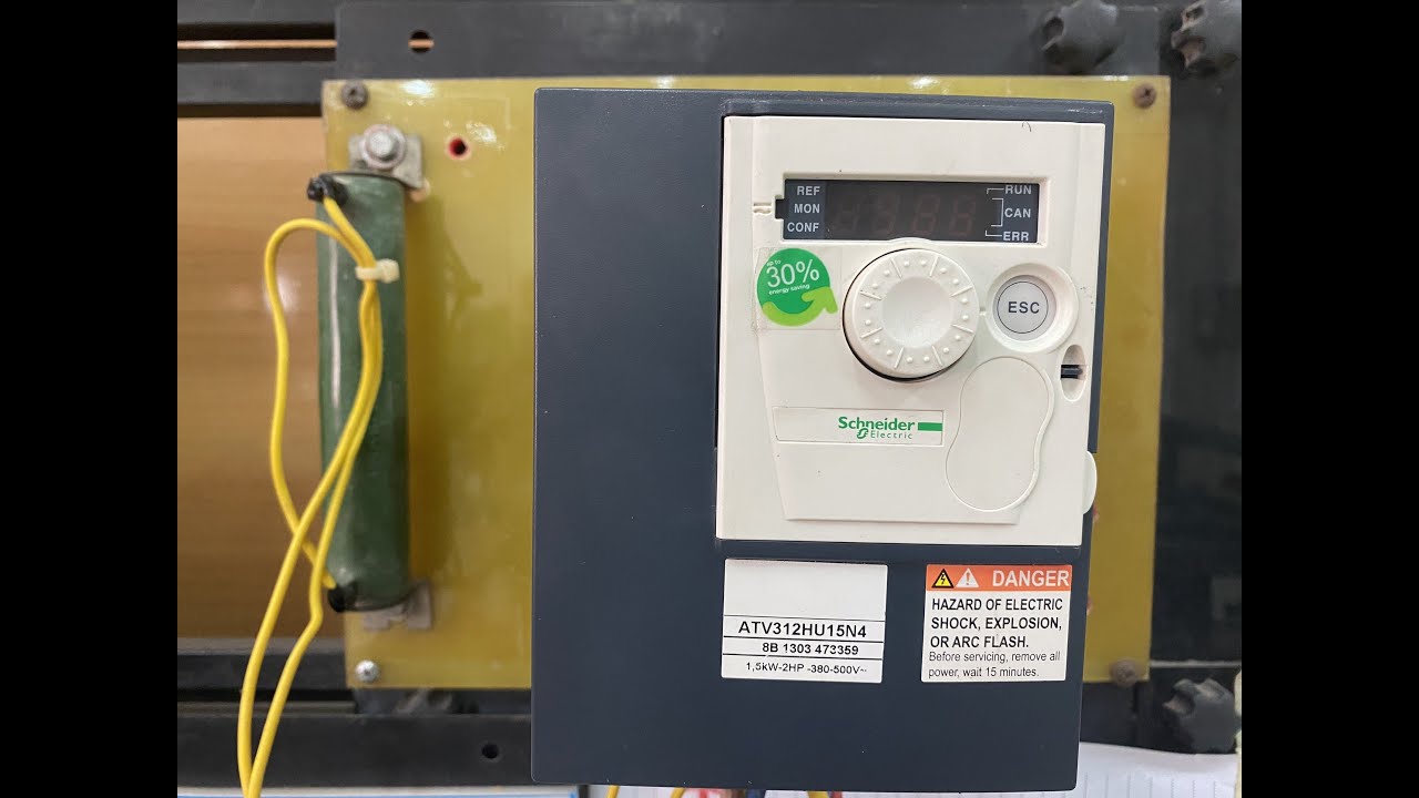 Hướng dẫn cài đặt thông số biến tần ATV312 Schneider chế độ local