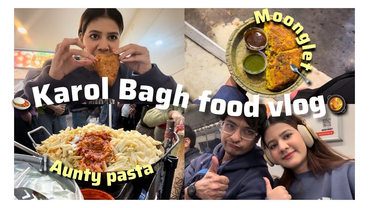 TRYING VIRAL STREET FOOD OF KAROL BAGH 😋 || *Food Vlog* 