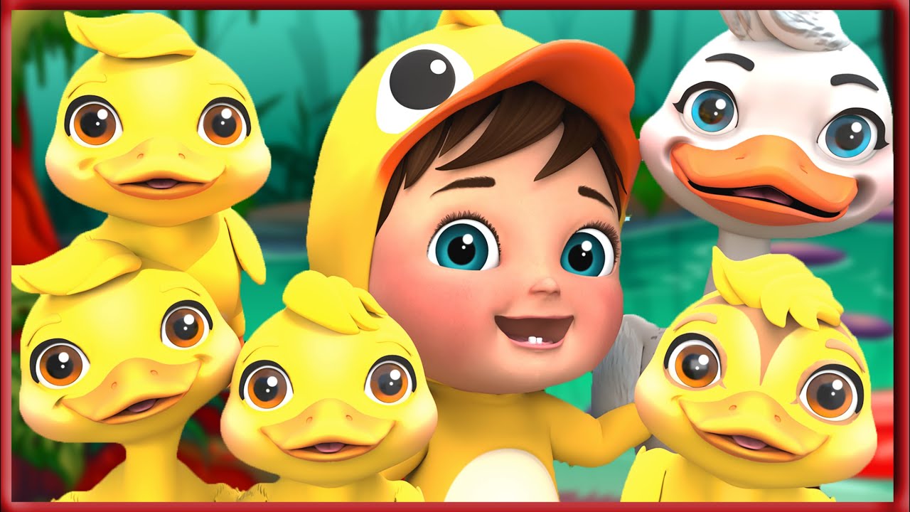 Five Little Ducks, Quack Quack | Kids Nursery Rhyme | Kids Songs | Banana Cartoon #nurseryrhymes