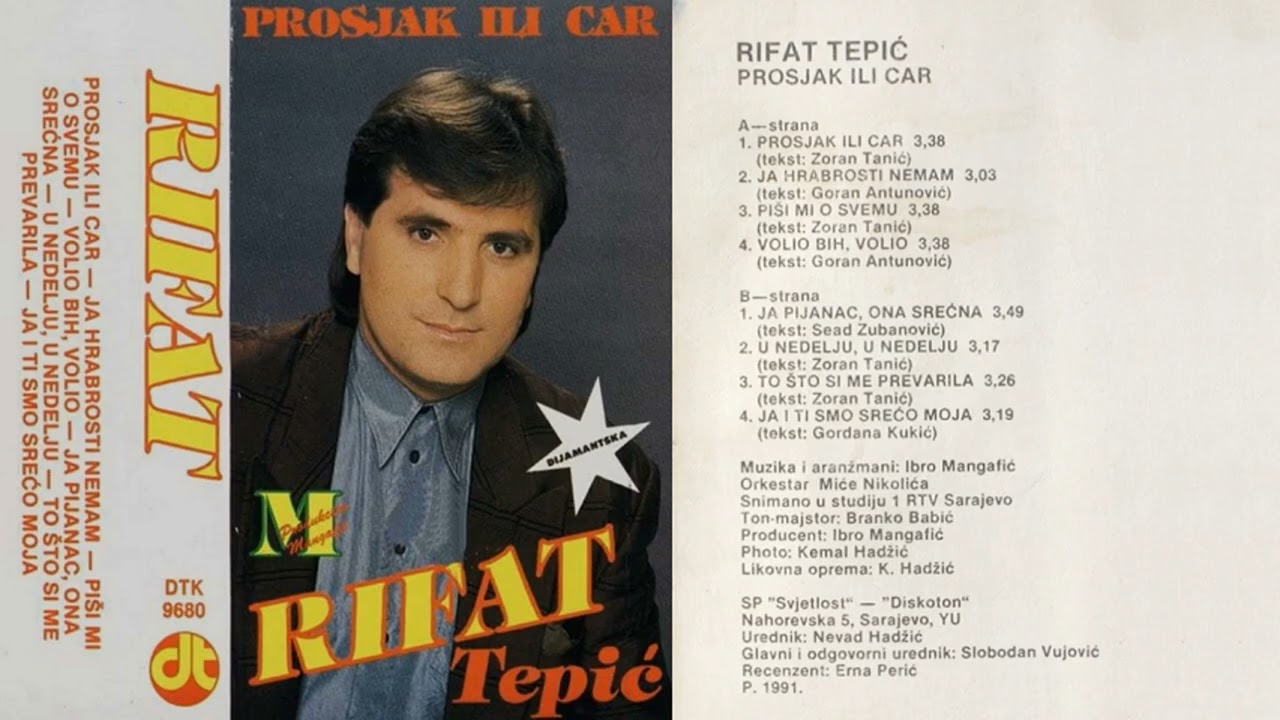 Rifat Tepić-Prosjak ili car-(Audio 1991)-Full Album