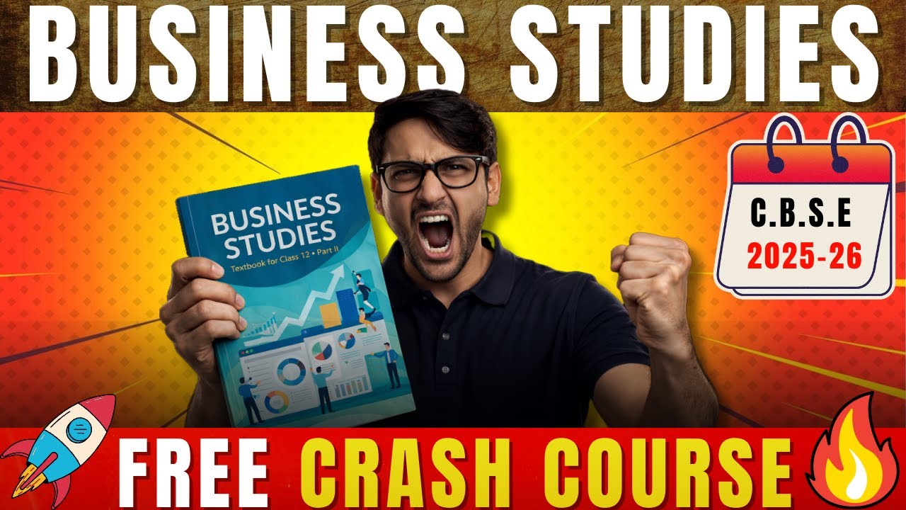 90% in Business studies ? 🎯I class 12th FREE crash course 2025 😱 I CBSE 2025-26 🚀