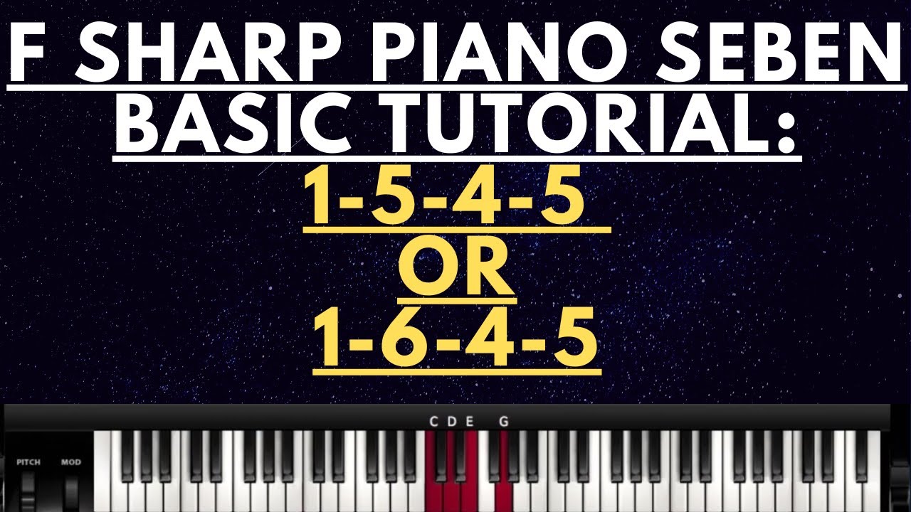 PIANO SEBEN (ONE MAN BAND) IN F SHARP (F#) - 1-5-4-5 OR 1-6-4-5-(Instructor - Caleb Fadhili)