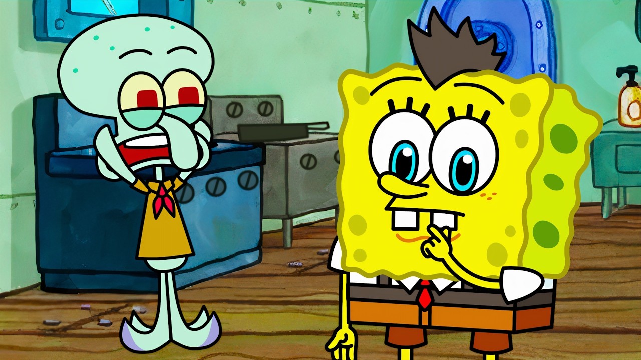 What Happened to SpongeBob's Teeth? (KPop Demon Hunters Animation)