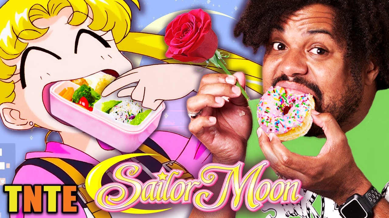 Try Not To Eat - Sailor Moon! (Korean BBQ, Rini’s Apple Pie, Relativity Flan) | People Vs. Food