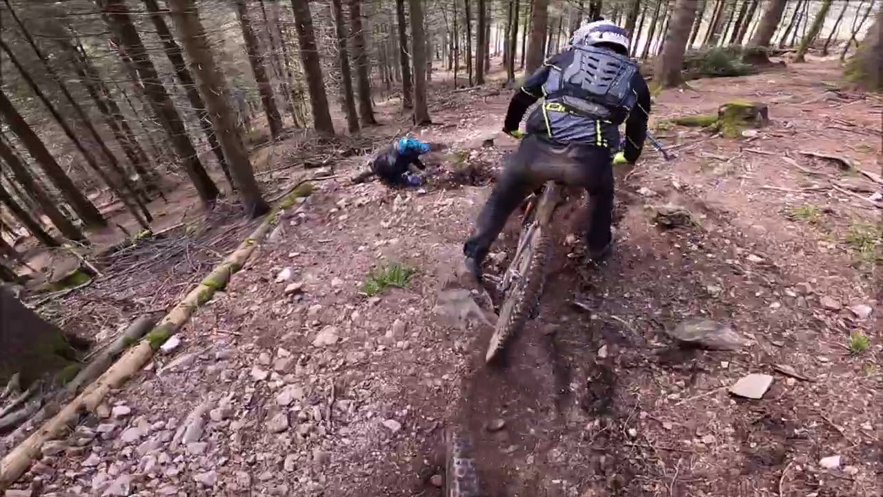 Riding the trails of Bikepark La Bresse: Epic Mountain Bike Downhill Freeride Action