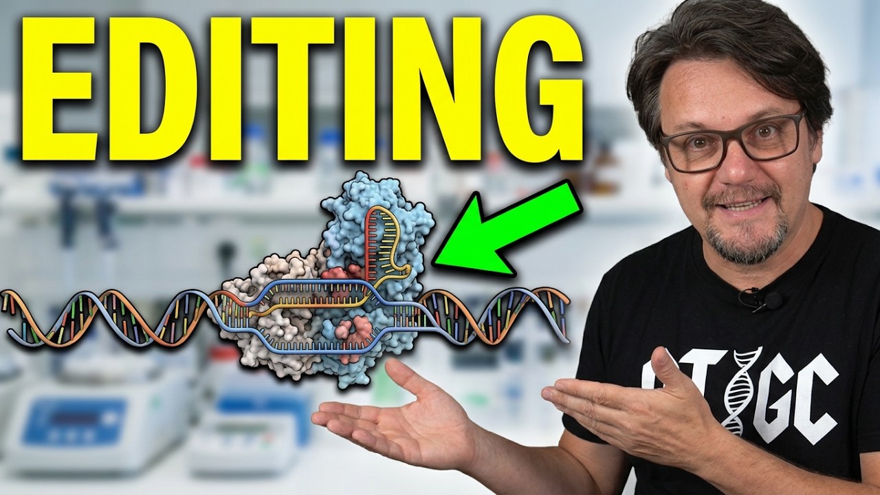 EDITING genomico e CRISPR spiegati facile (con modellini!)