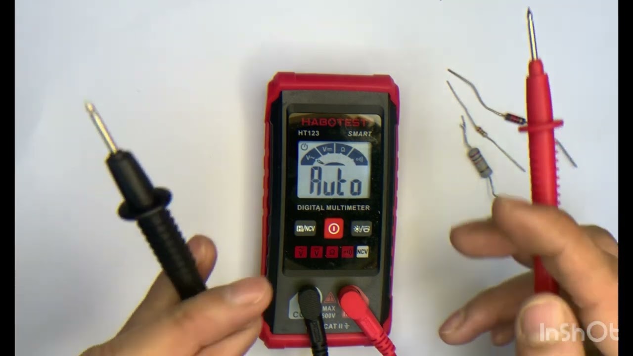 Habotest HT123 | How To Test Resistance or Resistor Using The Habotest HT123 Smart Multimiter