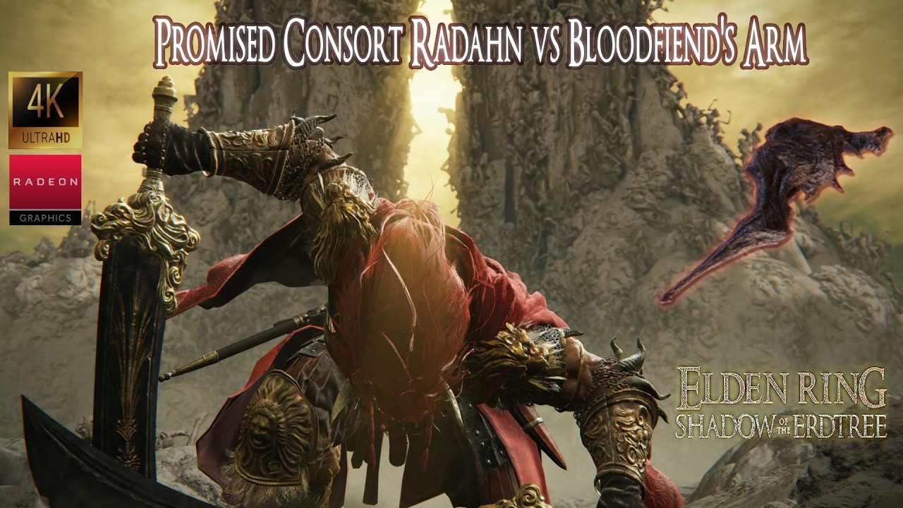 Elden Ring: Shadow of the Erdtree DLC - Promised Consort Radahn vs Bloodfiends Arm #eldenring