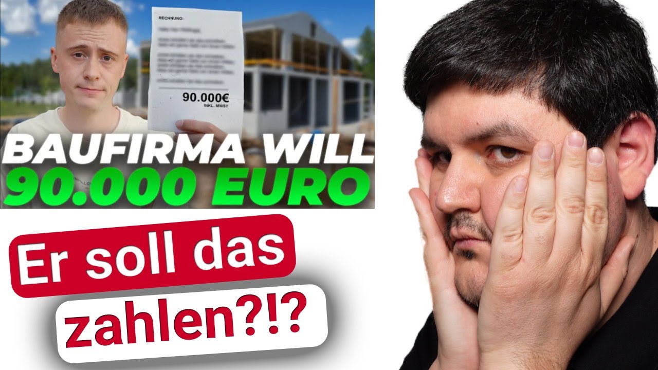 Bekannter Youtuber hat Problem mit Fertighausfirma: Reaction auf Marvin Wildhage Video