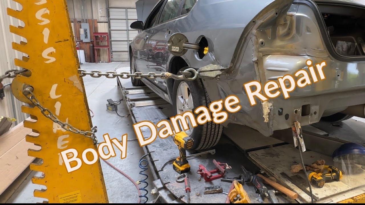 Repairing a Damaged Quarter Panel