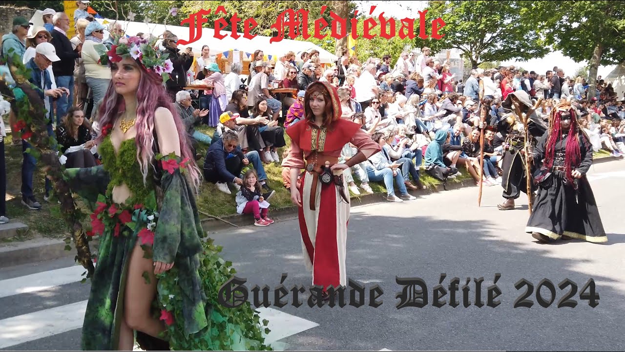 Défilé Fête Médiévale Guérande 2024 4K #guerande #medieval #fetemedievale