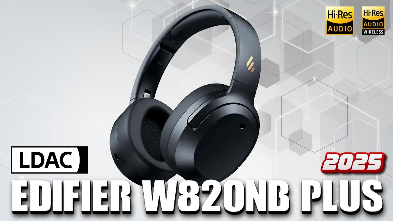 Edifier W820NB Plus 2025 Новая версия наушников, Bluetooth 6 1