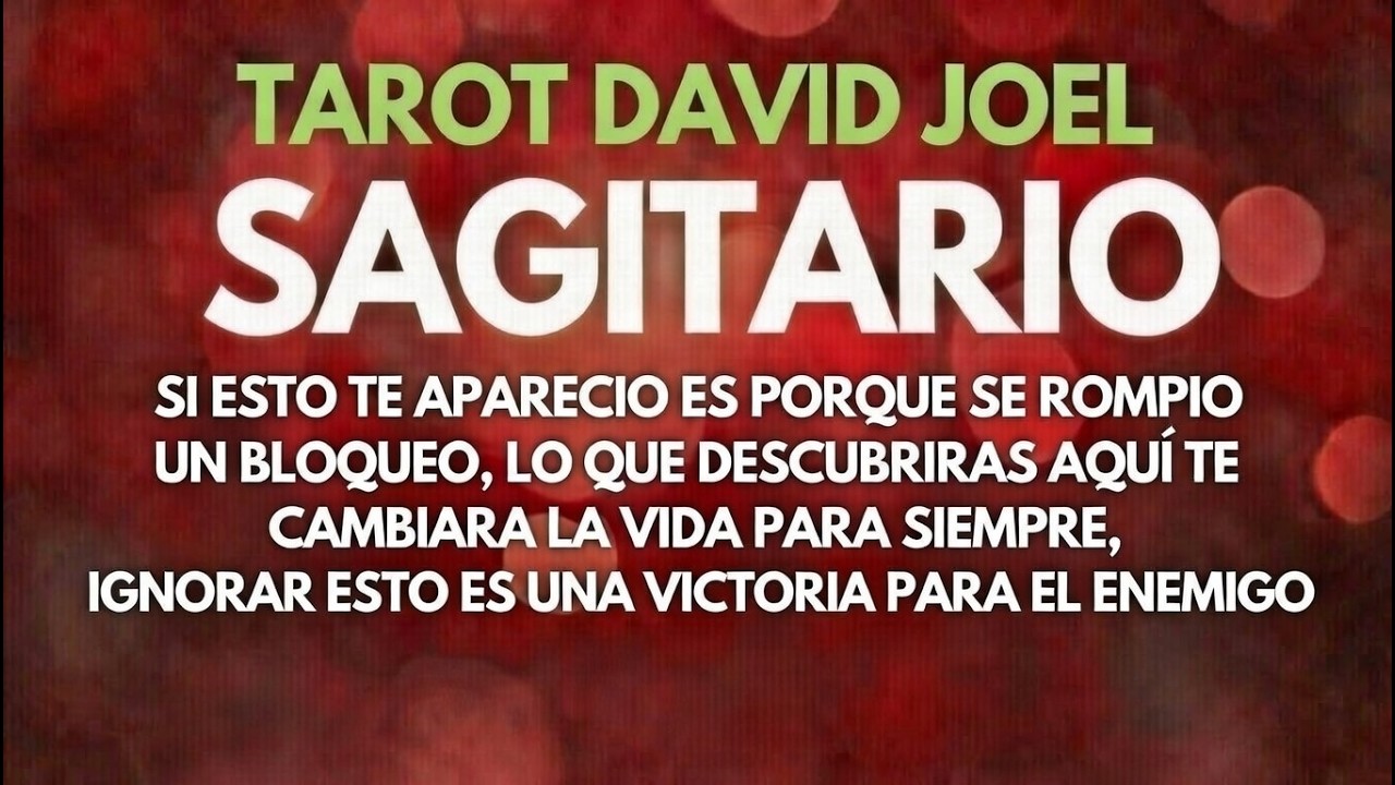 SAGITARIO, ROMPES UN BLOQUEO ECONOMICO CUANDO ABRES ESTE VIDEO, HOY TU VIDA CAMBIA! NO LO IGNORES