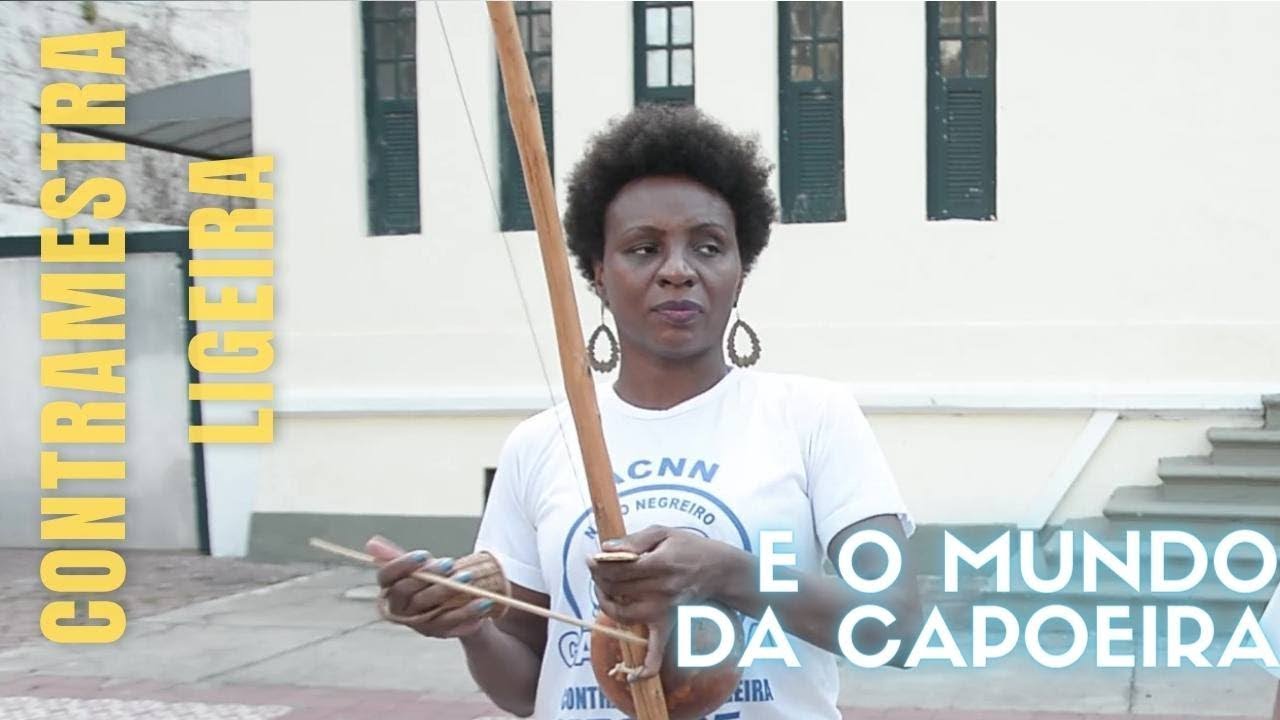 Contramestra de capoeira Ligeira, a menina das cambalhotas e piruetas