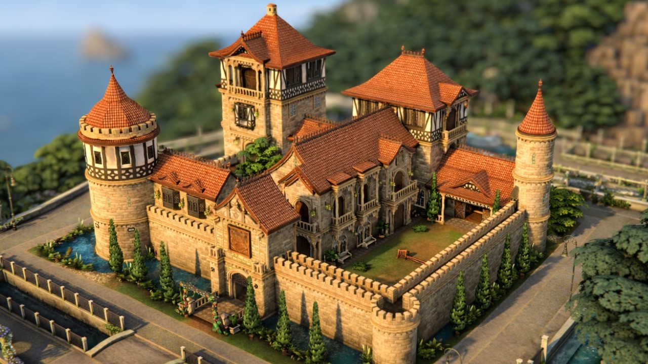 Royal Castle with Stable 👑 Limited Pack 🏰 The Sims 4 Speed Build | No CC