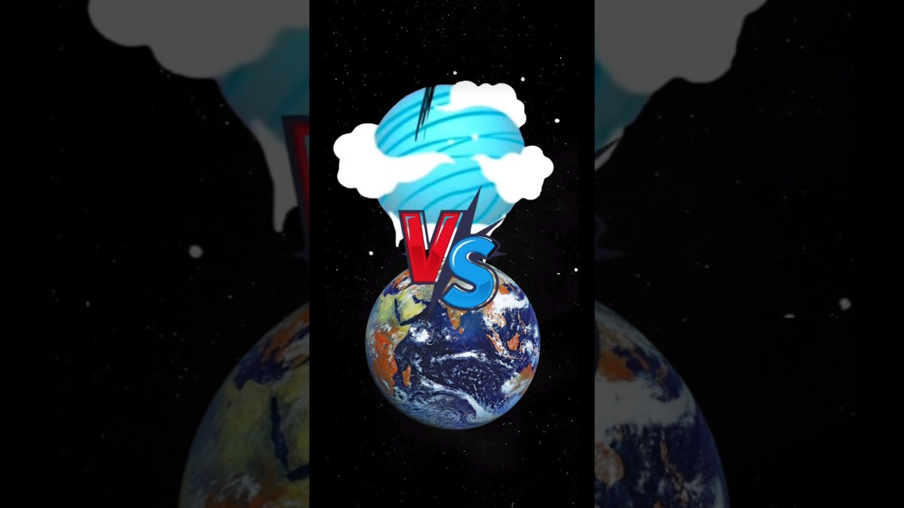 Earth VS Super Ice #shorts #earth #planet #space #solarsystem