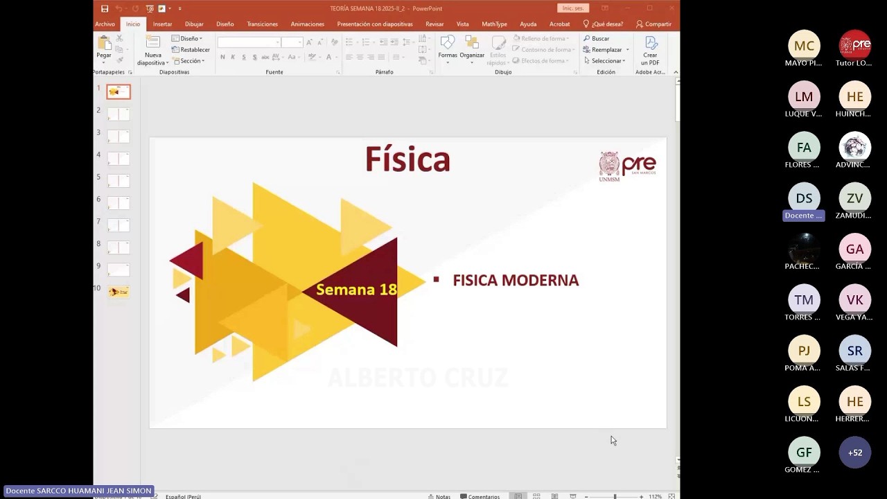 Física - Semana 18 - Pre San Marcos Ciclo 2025-II (Nuevo Ciclo)