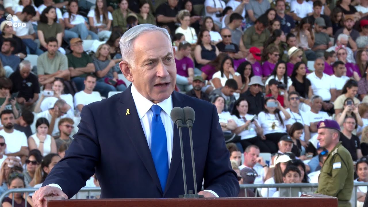 ראש הממשלה בנימין נתניהו בטקס סיום קורס קצינים קרביים בבה