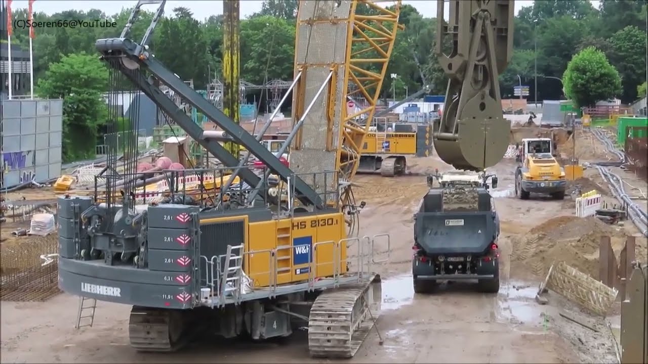 W&F - LIEBHERR HS 8130.1 mit STEIN Schlitzwandgreifer