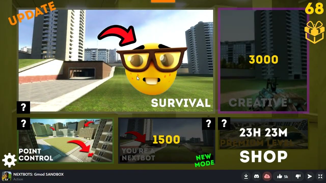 Too Much Nextbot (Nextbot Gmod)