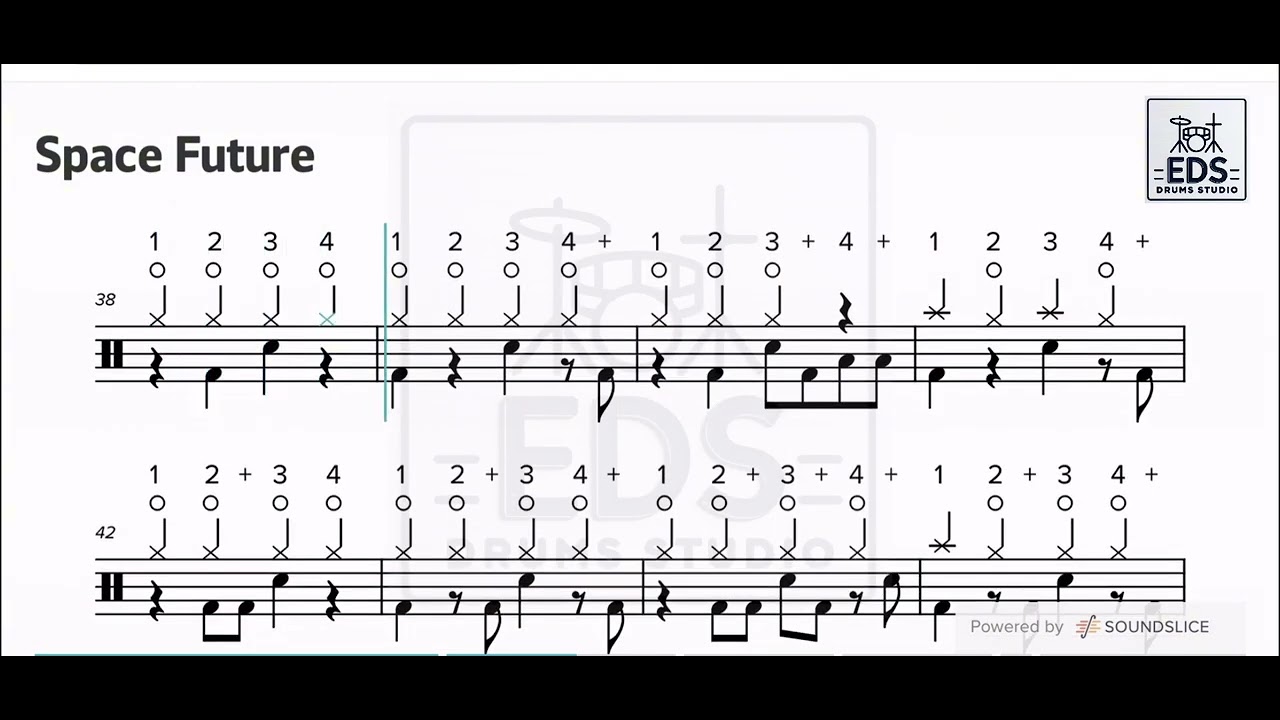 Space Future (Demo) Rockschool Drums Grade 6 (2018) 