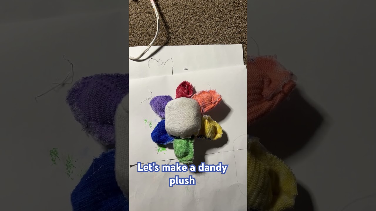 Making a dandy plush