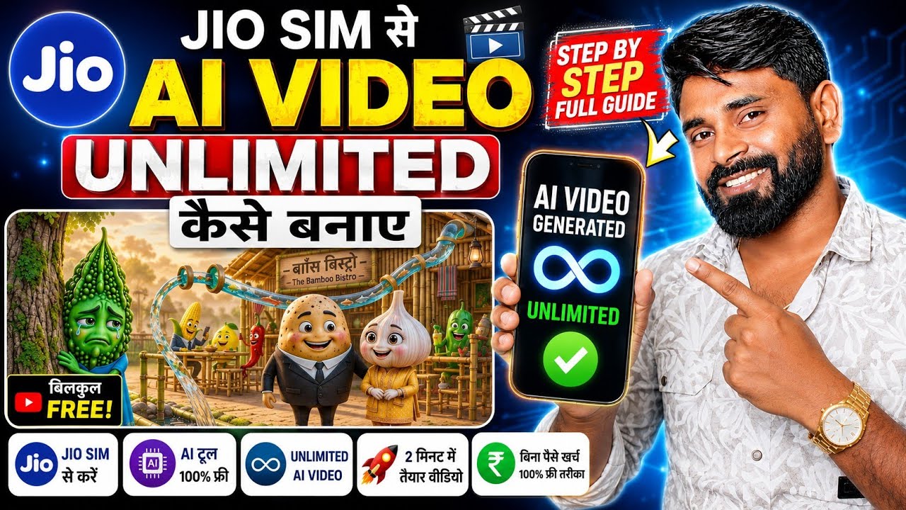Jio SIM Se Google Gemini Pro FREE Kaise Use Kare (2026) | Gemini AI Subscription Free