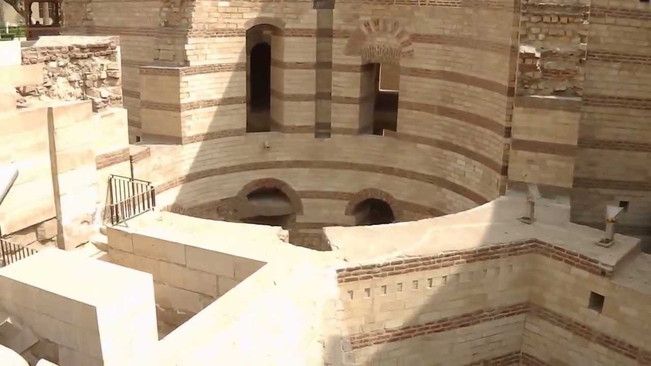 Babylon Fortress in Coptic Quarter of Cairo site of the Hanging Church