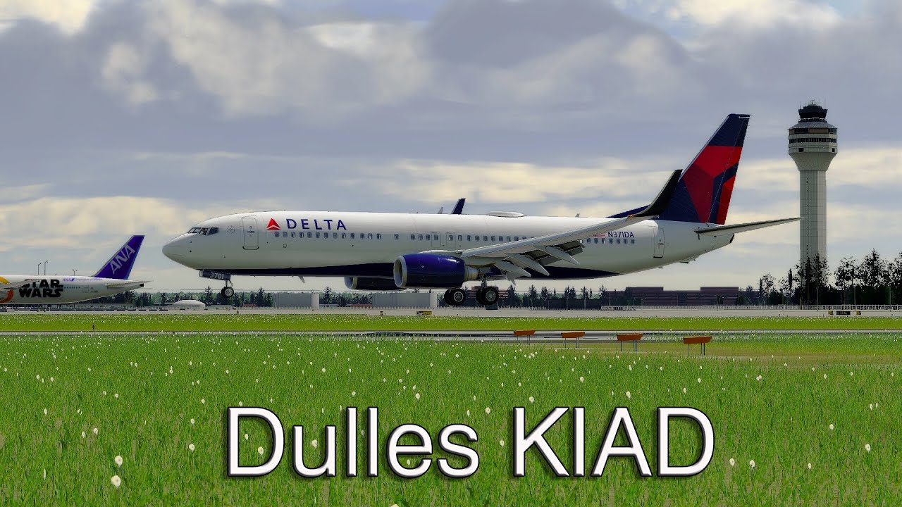 X-Plane 11│Landing in Dulles KIAD