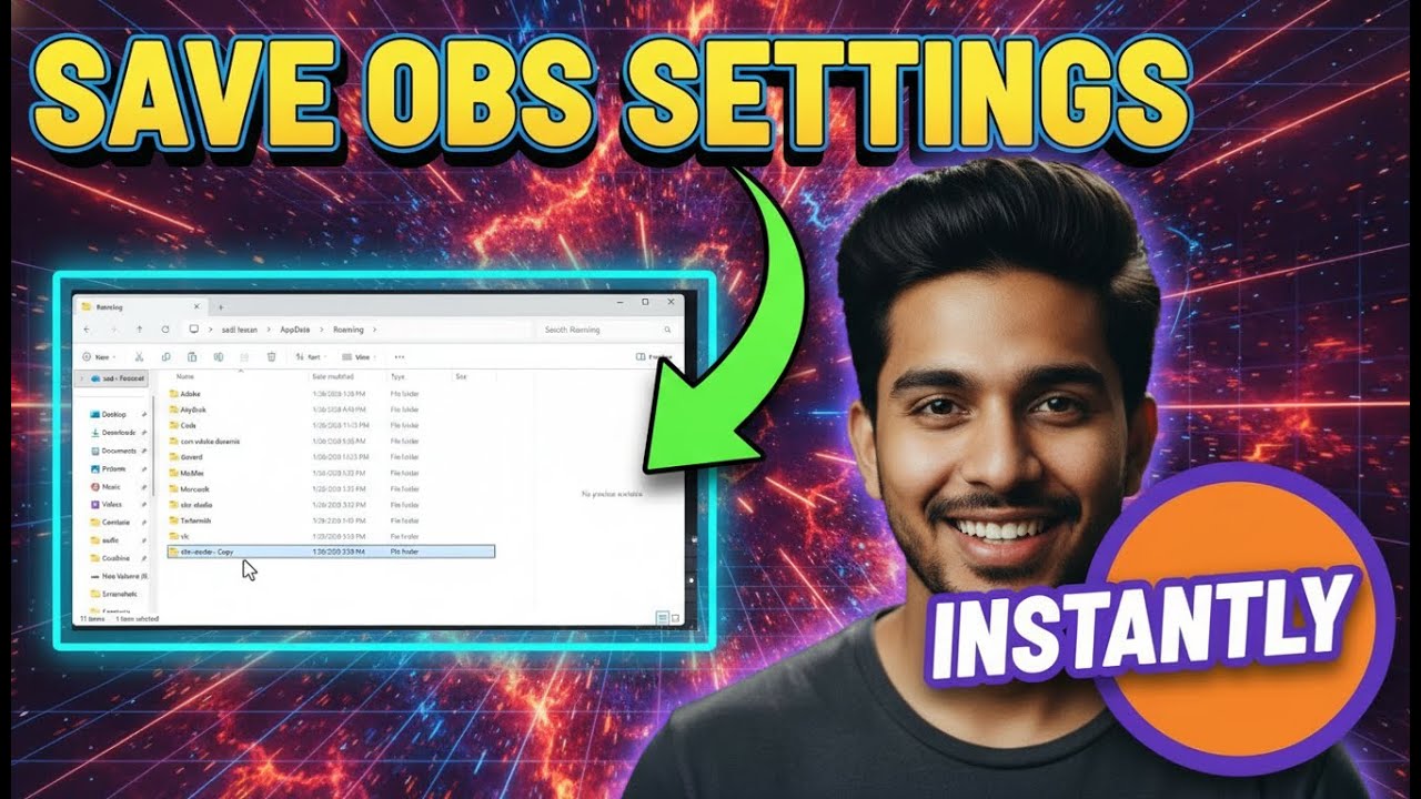 How to Save OBS Settings to New Computer | Step-by-Step Guide