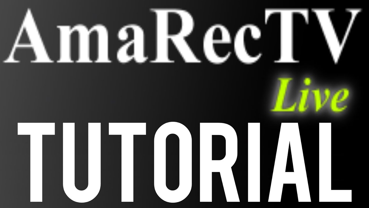 Как использовать AmaRecTV с OBS