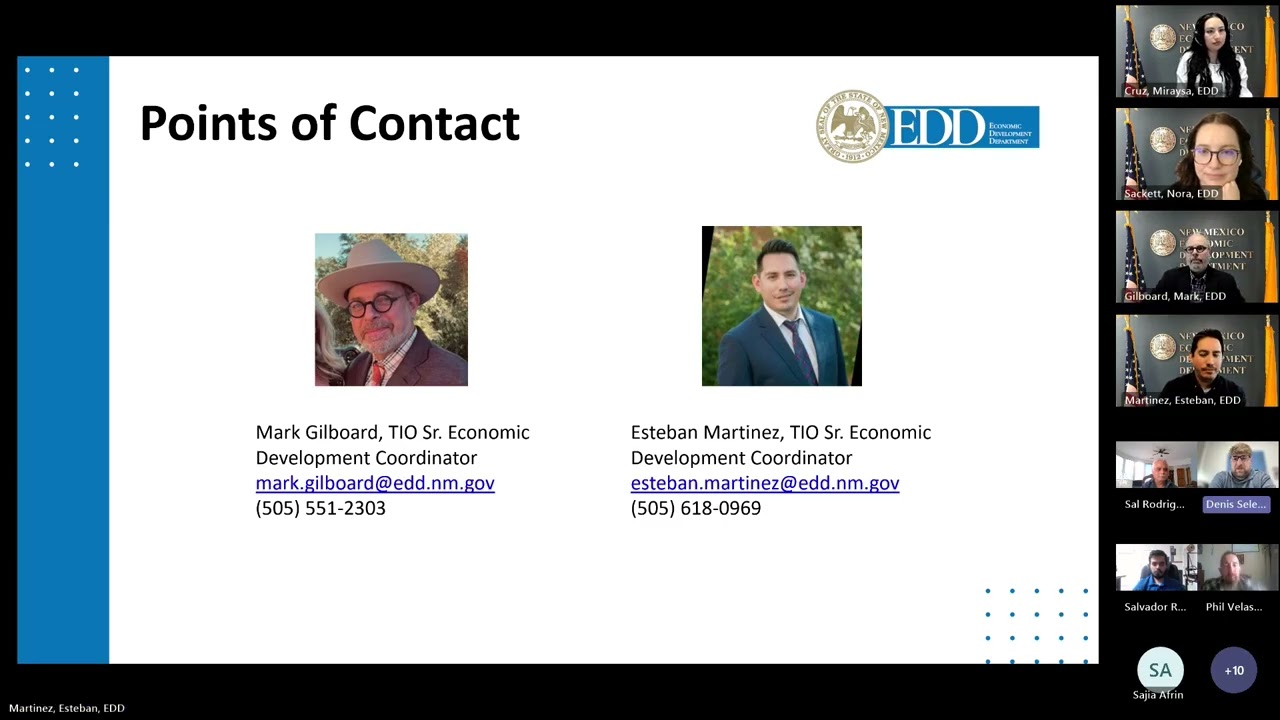 NM EDD Technology and Innovation Office TIO   Quantum Technologies Award Informational Webinar Recor