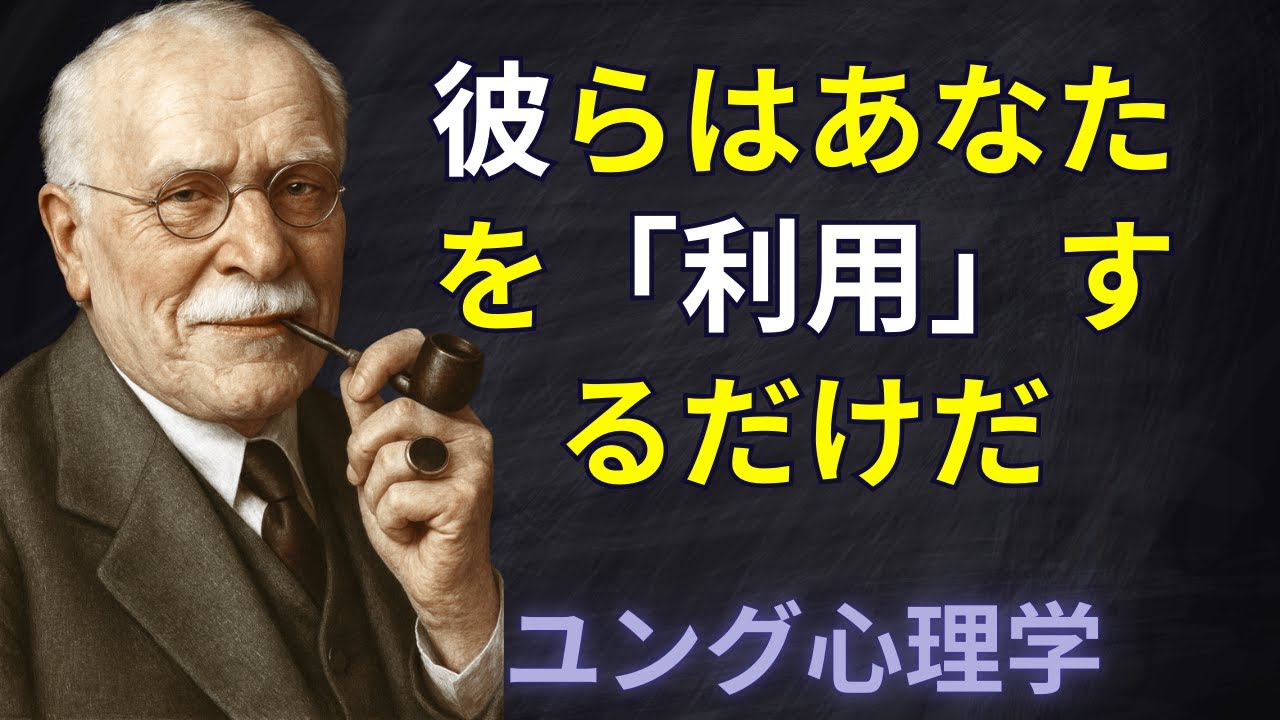 彼らはあなたのことを気にかけていない ― ただ利用しているだけ | カール・ユング心理学
