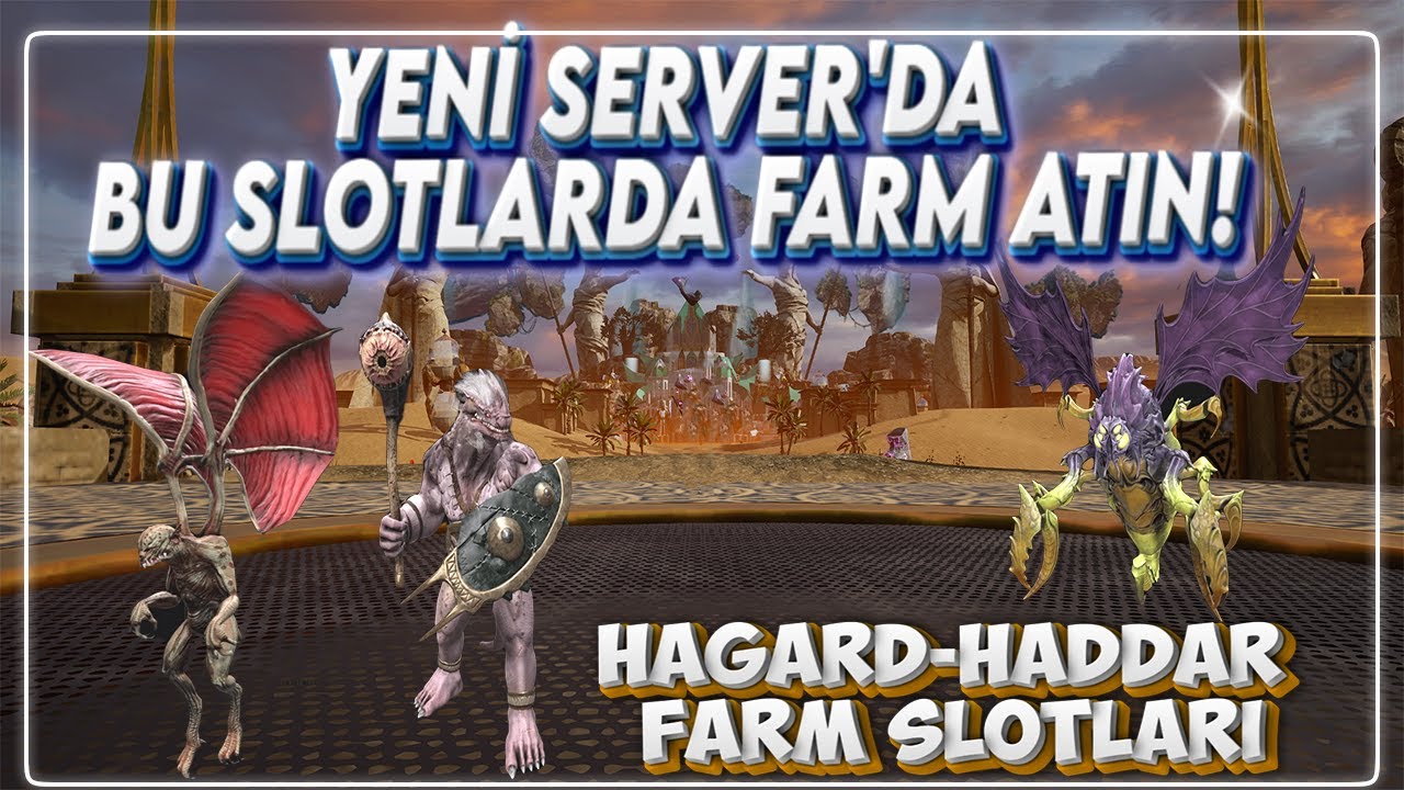 YENİ SERVER'DA BU SLOTLARDA FARM ATIN - HAGARD HADDAR FARM SLOTLARI / RİSE ONLİNE