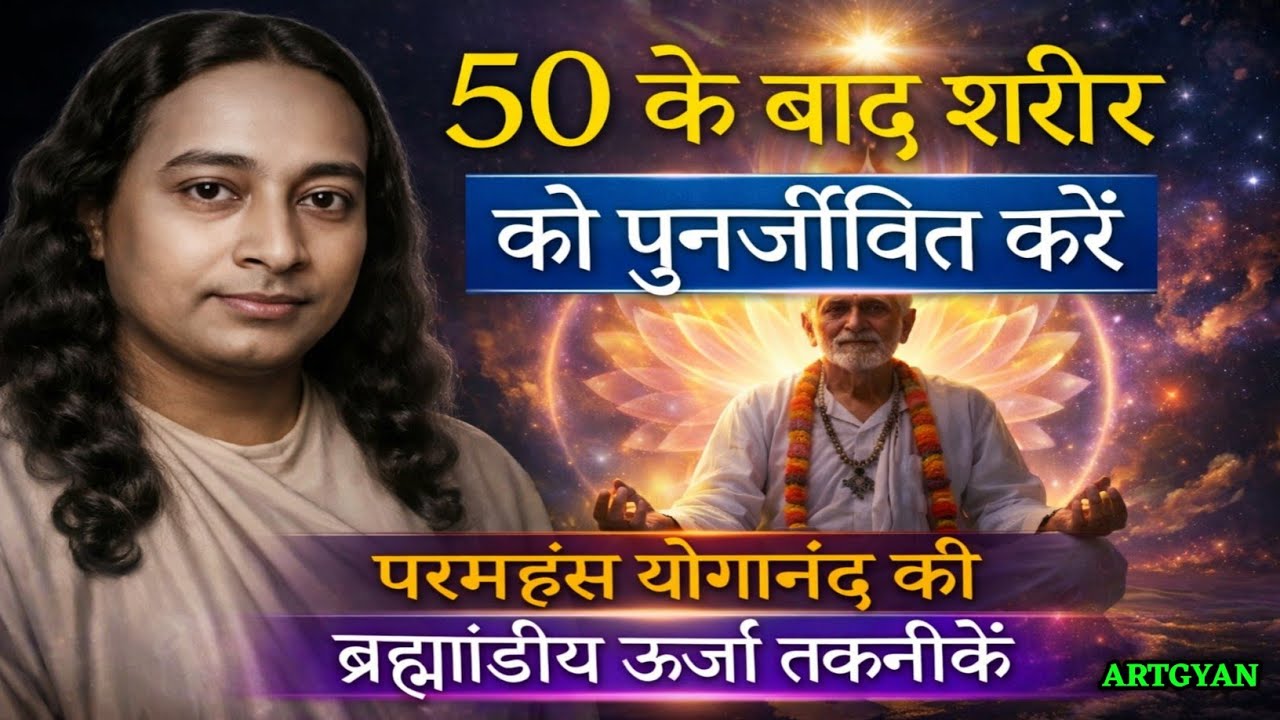 50 के बाद शरीर को पुनर्जीवित करें | ब्रह्मांडीय ऊर्जा तकनीकें | Paramhansa Yogananda