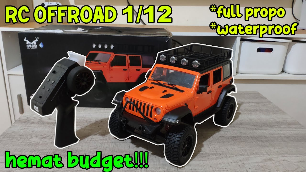 Unboxing & Review RC Offroad 1/12 Jeep Rubicon MN128