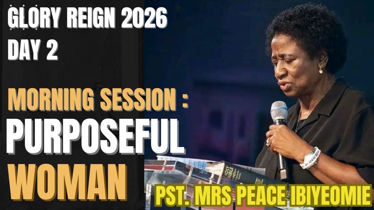 Glory Reign Day 2 Morning Session: Purposeful Woman
