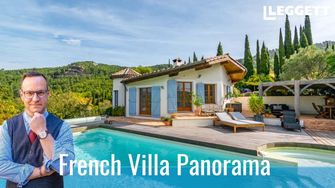 Captivating French Hilltop Villa in Lagrasse | Stunning Panoramic Views and Investment Potential