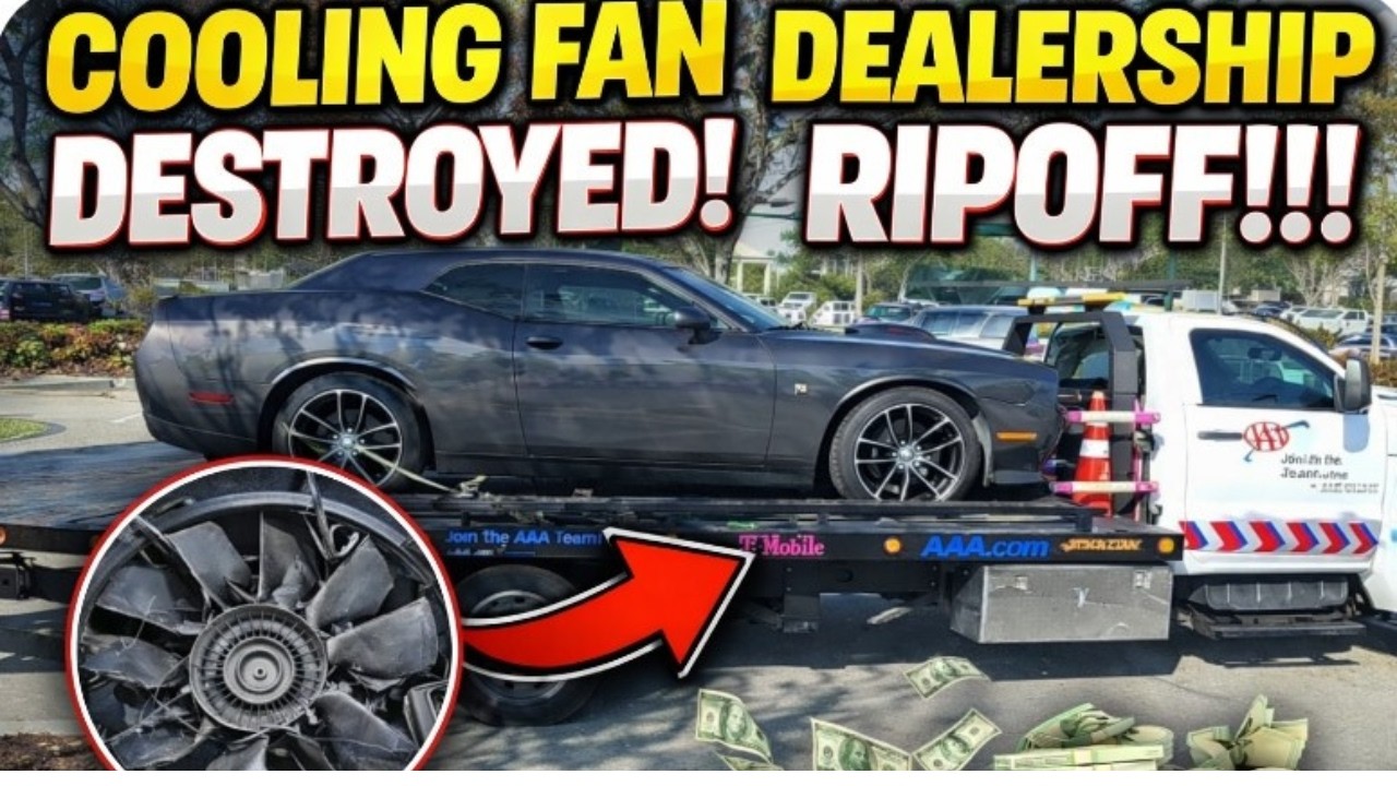 Cooling fan on my car destroyed itself, and Dealership Rip Off.