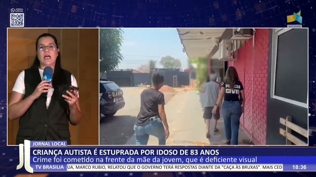 JL -  Criança autista grava e posta estupro por idoso de 83 anos