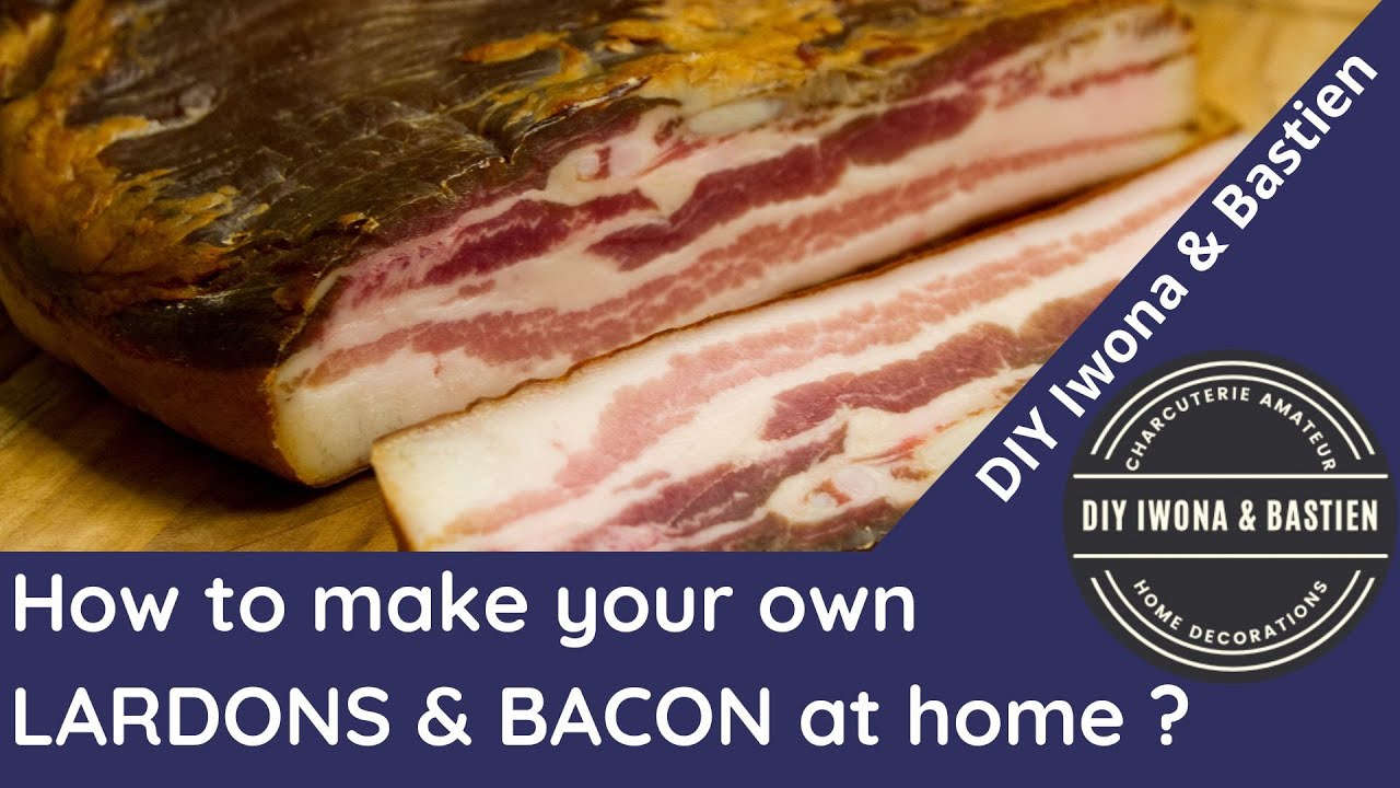 How to make your LARDONS, Cold Smoked BACON at home from PORK BELLY?
