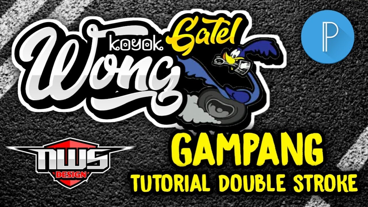 NWS Design - Tutorial Double Stroke DiPixellab || How To Double Stroke In Pixellab