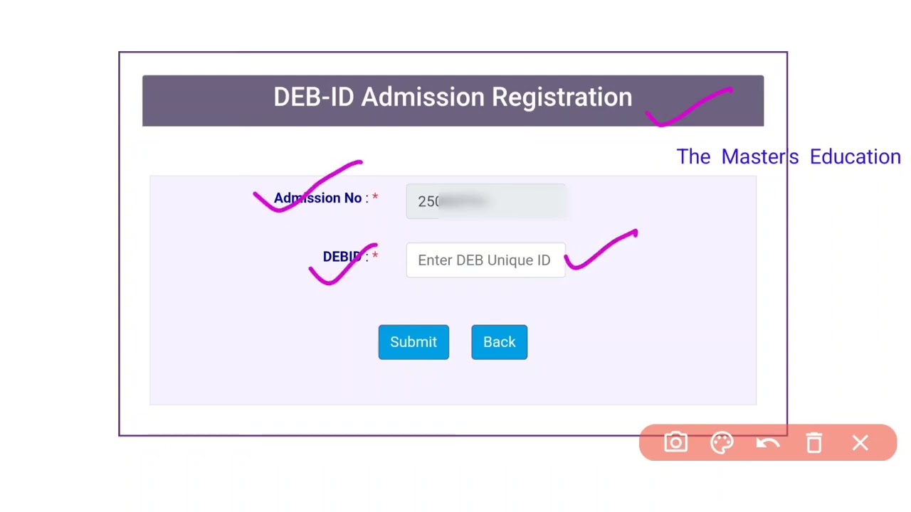 DR BR AMBEDKAR OPEN UNIVERSITY OPEN DEGREE OPEN PG DEB ID SUBMISSION PROCESS డెబ్ ఐడి అంటే?